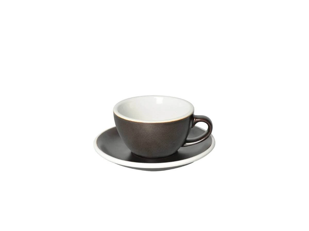 Loveramics | Egg 150ml Flat White Cup & Saucer - Potters Colours(Loveramics egg 150ml flat white cup saucer potters colours 1) Loveramics | Egg 150ml Flat White Cup & Saucer - Potters Colours(Loveramics Egg 150ml Flat White Cup Saucer Potters Colours 1) -Cafuné Boutique 150ml FlatWhite GunPowder