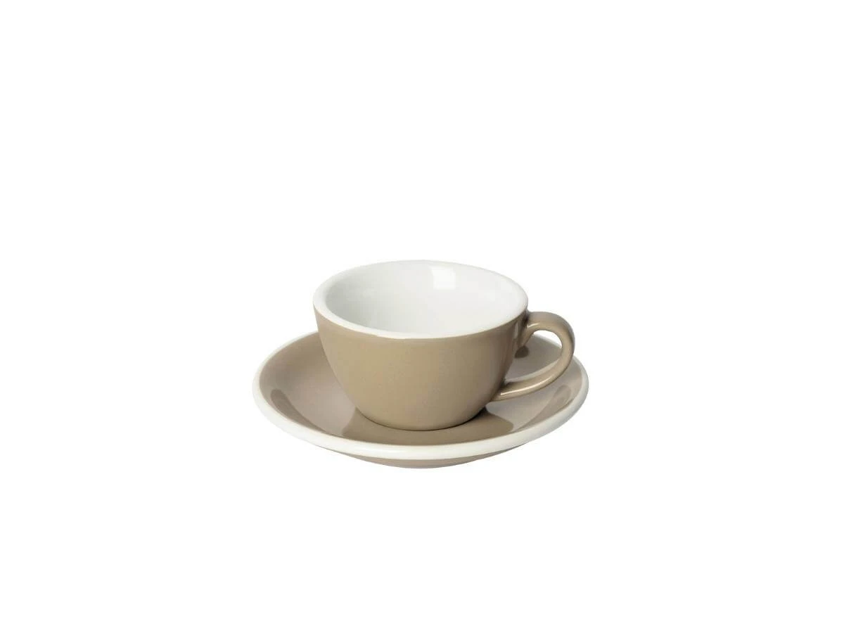 Loveramics | Egg 150ml Flat White Cup & Saucer(Loveramics egg 150ml flat white cup saucer) Loveramics | Egg 150ml Flat White Cup & Saucer(Loveramics Egg 150ml Flat White Cup Saucer) -Cafuné Boutique 150ml FlatWhite Taupe
