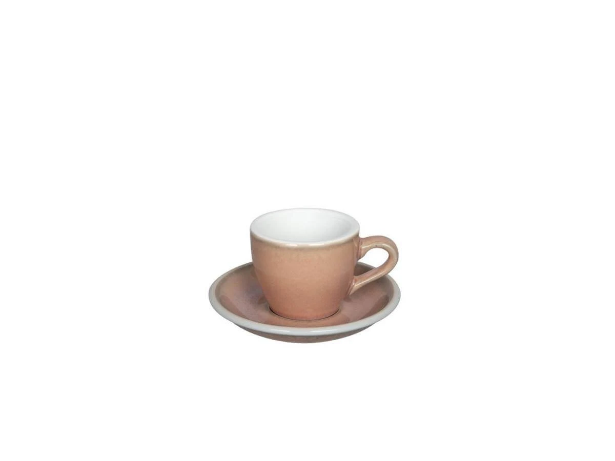 Loveramics | Egg 80ml Espresso Cup & Saucer - Potters Colours(Loveramics egg 80ml espresso cup saucer potters colours) Loveramics | Egg 80ml Espresso Cup & Saucer - Potters Colours(Loveramics Egg 80ml Espresso Cup Saucer Potters Colours) -Cafuné Boutique 80ml Espresso Rose