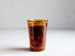 Kinto | Cast Amber Double Wall Glass(Kinto Cast Amber Double Wall Glass) 5 Kinto | Cast Amber Double Wall Glass(Kinto Cast Amber Double Wall Glass) -Cafuné Boutique Kinto cast amber double wall glass 290ml lifestyle