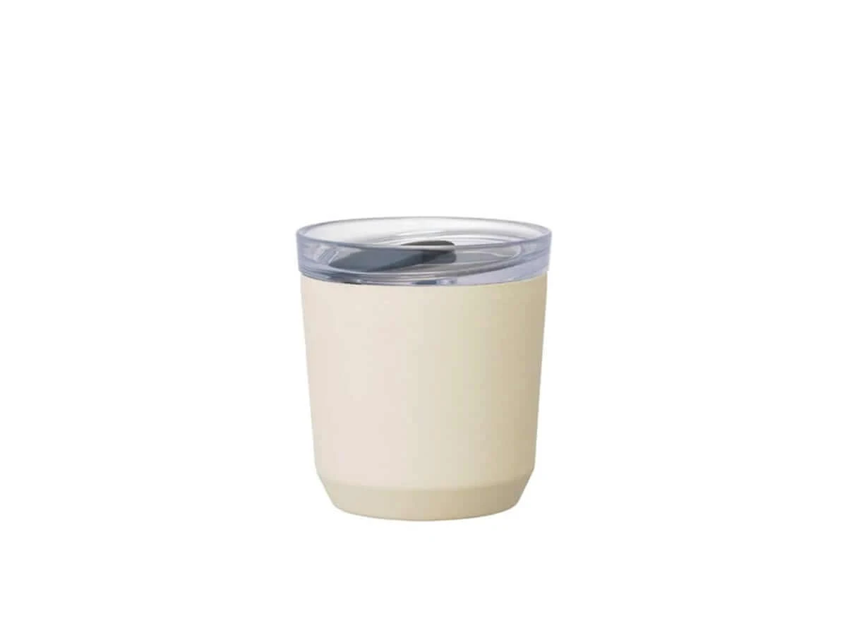 Kinto | To Go Tumbler (with plug) - White(Kinto to go tumbler white) Kinto | To Go Tumbler (with Plug) - White(Kinto To Go Tumbler White) -Cafuné Boutique Kinto to go tumbler with plug 240ml white