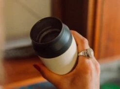 Kinto | Travel Tumbler - Sand Beige(Copy Of Kinto Travel Tumbler White) -Cafuné Boutique Kinto travel tumbler sand beige lifestyle