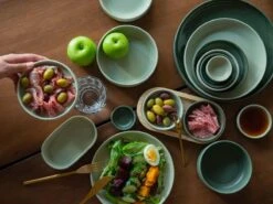 Loveramics | Tapas 13.5cm Side Plate(Loveramics Tapas 13 5cm Side Plate) -Cafuné Boutique Loveramics tapas darkgreen lightgreen lifestyle