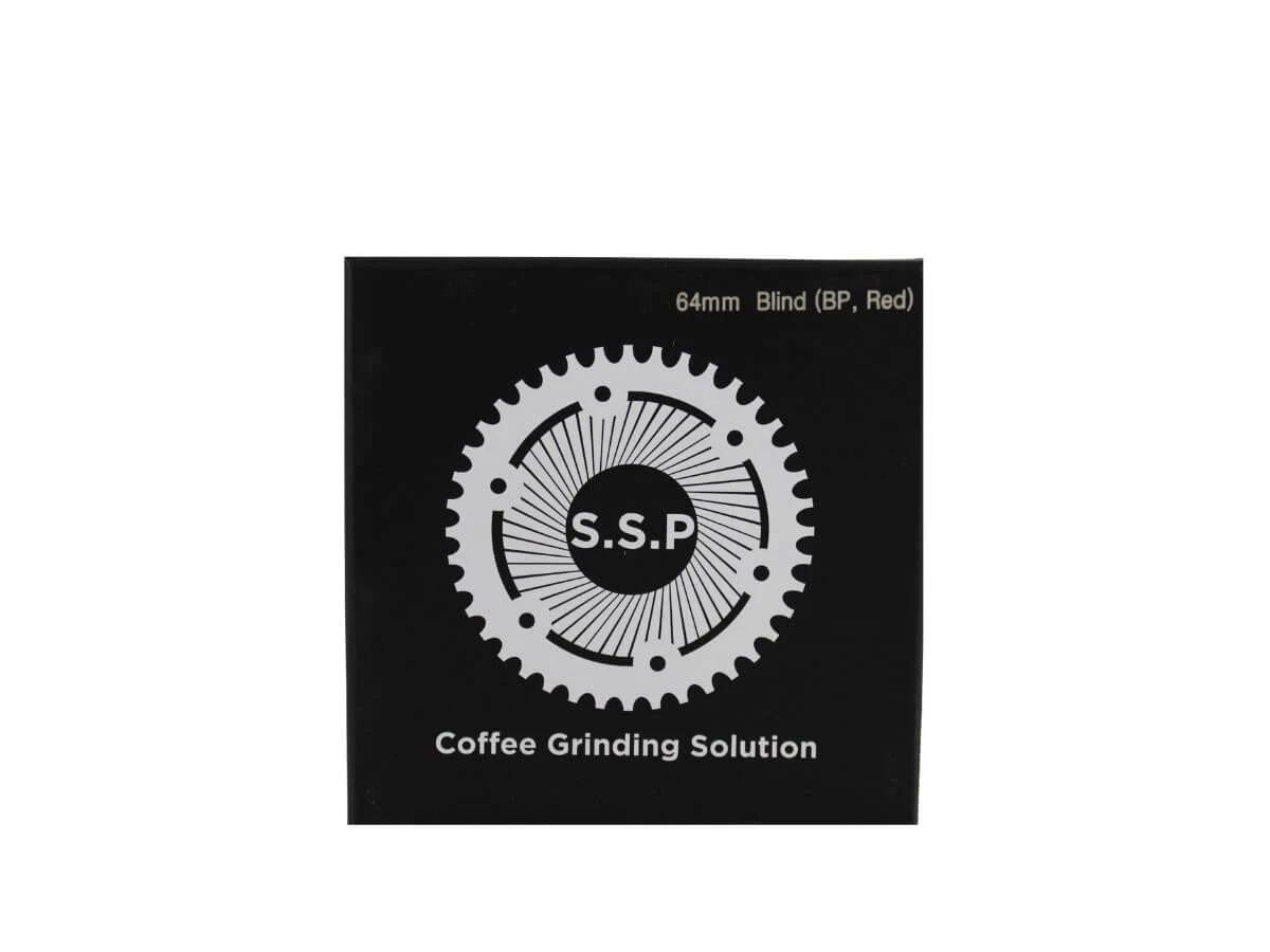 SSP | 64mm Flat Burrs - Blind Mount(Ssp 64mm flat burrs blind mount) SSP | 64mm Flat Burrs - Blind Mount(Ssp 64mm Flat Burrs Blind Mount) -Cafuné Boutique SSP 64mm Blind BP Red
