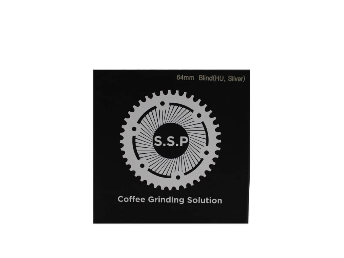 SSP | 64mm Flat Burrs - Blind Mount(Ssp 64mm flat burrs blind mount) SSP | 64mm Flat Burrs - Blind Mount(Ssp 64mm Flat Burrs Blind Mount) -Cafuné Boutique SSP 64mm Blind HU Silver