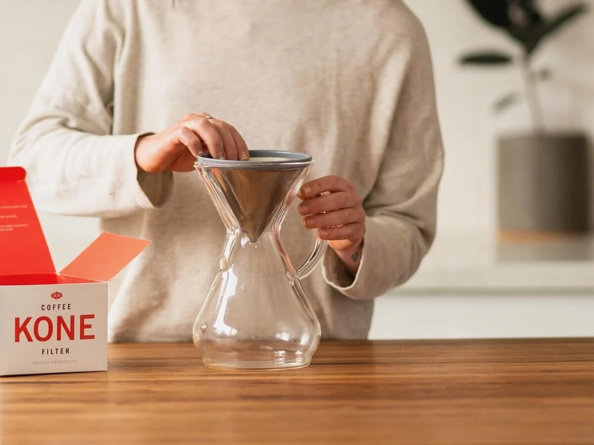 Able | Kone Coffee Filter(Able kone coffee filter) Able | Kone Coffee Filter(Able Kone Coffee Filter) -Cafuné Boutique able kone filter lifestyle 3