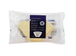 CAFEC | Abaca Trapezoid Coffee Paper Filters (100pk)(Cafec Abaca Trapezoid Paper Filters 100pk) -Cafuné Boutique cafec abaca trapezoid coffee paper filter 101 brown