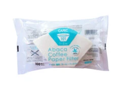 CAFEC | Abaca Trapezoid Coffee Paper Filters (100pk)(Cafec Abaca Trapezoid Paper Filters 100pk) -Cafuné Boutique cafec abaca trapezoid coffee paper filter 101 white