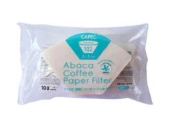 CAFEC | Abaca Trapezoid Coffee Paper Filters (100pk)(Cafec Abaca Trapezoid Paper Filters 100pk) -Cafuné Boutique cafec abaca trapezoid coffee paper filter 102 white