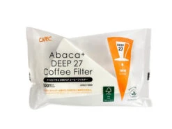 CAFEC | Abaca+ Deep 27 Coffee Paper Filters (100pk)(Cafec Abaca Deep 27 Coffee Filters 100pk)