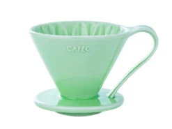 CAFEC | Porcelain Flower Dripper - 2-4 Cup(Cafec Porcelain Flower Dripper 2 4 Cup) 6 CAFEC | Porcelain Flower Dripper - 2-4 Cup(Cafec Porcelain Flower Dripper 2 4 Cup) -Cafuné Boutique cafec arita ware conical flower dripper green 4 cup