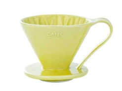CAFEC | Porcelain Flower Dripper - 2-4 Cup(Cafec Porcelain Flower Dripper 2 4 Cup) 8 CAFEC | Porcelain Flower Dripper - 2-4 Cup(Cafec Porcelain Flower Dripper 2 4 Cup) -Cafuné Boutique cafec arita ware conical flower dripper yellow 4 cup