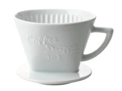 CAFEC | Porcelain Trapezoid Dripper - 102 (3-5 Cup)(Cafec Porcelain Trapezoid Dripper 102 3 5 Cup)