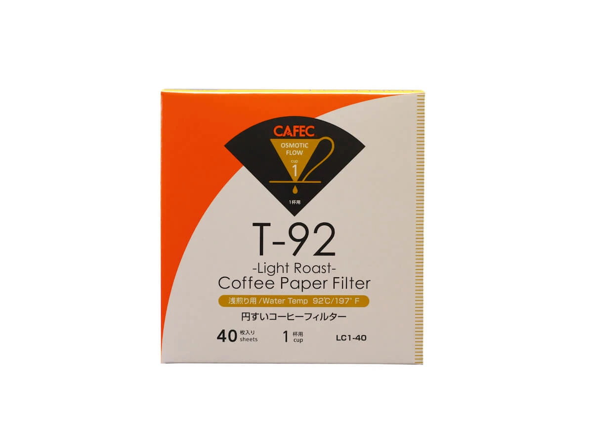 CAFEC | Light Roast Coffee Paper Filters (40pk)(Cafec light roast coffee paper filters 40pk) CAFEC | Light Roast Coffee Paper Filters (40pk)(Cafec Light Roast Coffee Paper Filters 40pk) -Cafuné Boutique cafec light roast coffee paper filters 1 cup 40