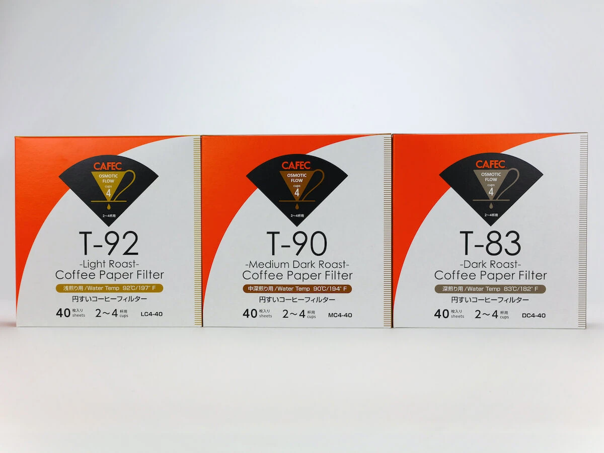 CAFEC | Light Roast Coffee Paper Filters (40pk)(Cafec light roast coffee paper filters 40pk) CAFEC | Light Roast Coffee Paper Filters (40pk)(Cafec Light Roast Coffee Paper Filters 40pk) -Cafuné Boutique cafec roasting degree paper filters lifestyle 3