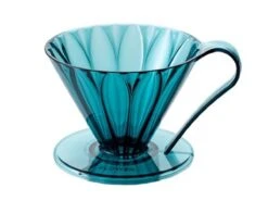 CAFEC | Tritan Flower Dripper - 2-4 Cup(Cafec Tritan Flower Dripper) -Cafuné Boutique cafec tritan flower dripper 4 cup clear blue green