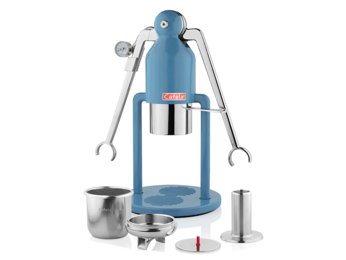 Cafelat | Robot - Barista Model Espresso Maker(Cafelat robot barista model) Cafelat | Robot - Barista Model Espresso Maker(Cafelat Robot Barista Model) -Cafuné Boutique cafelat barista robot retro blue cce56e06 2466 40a1 8485 b18793b3bd99