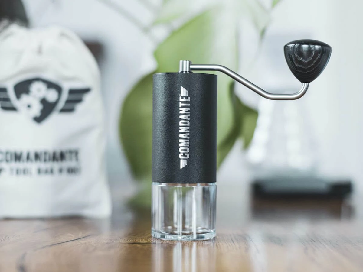 Comandante | C40 MK4 Nitro Blade Coffee Grinder - Black(Comandante c40 mk4 nitro blade grinder black) Comandante | C40 MK4 Nitro Blade Coffee Grinder - Black(Comandante C40 Mk4 Nitro Blade Grinder Black) -Cafuné Boutique comandante c40 mk4 grinder lifestyle 1