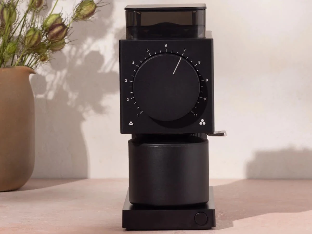 Fellow | Ode Brew Grinder (Gen 2)(Fellow ode brew grinder gen 2) Fellow | Ode Brew Grinder (Gen 2)(Fellow Ode Brew Grinder Gen 2) -Cafuné Boutique fellow ode brew grinder gen 2 black lifestyle 1