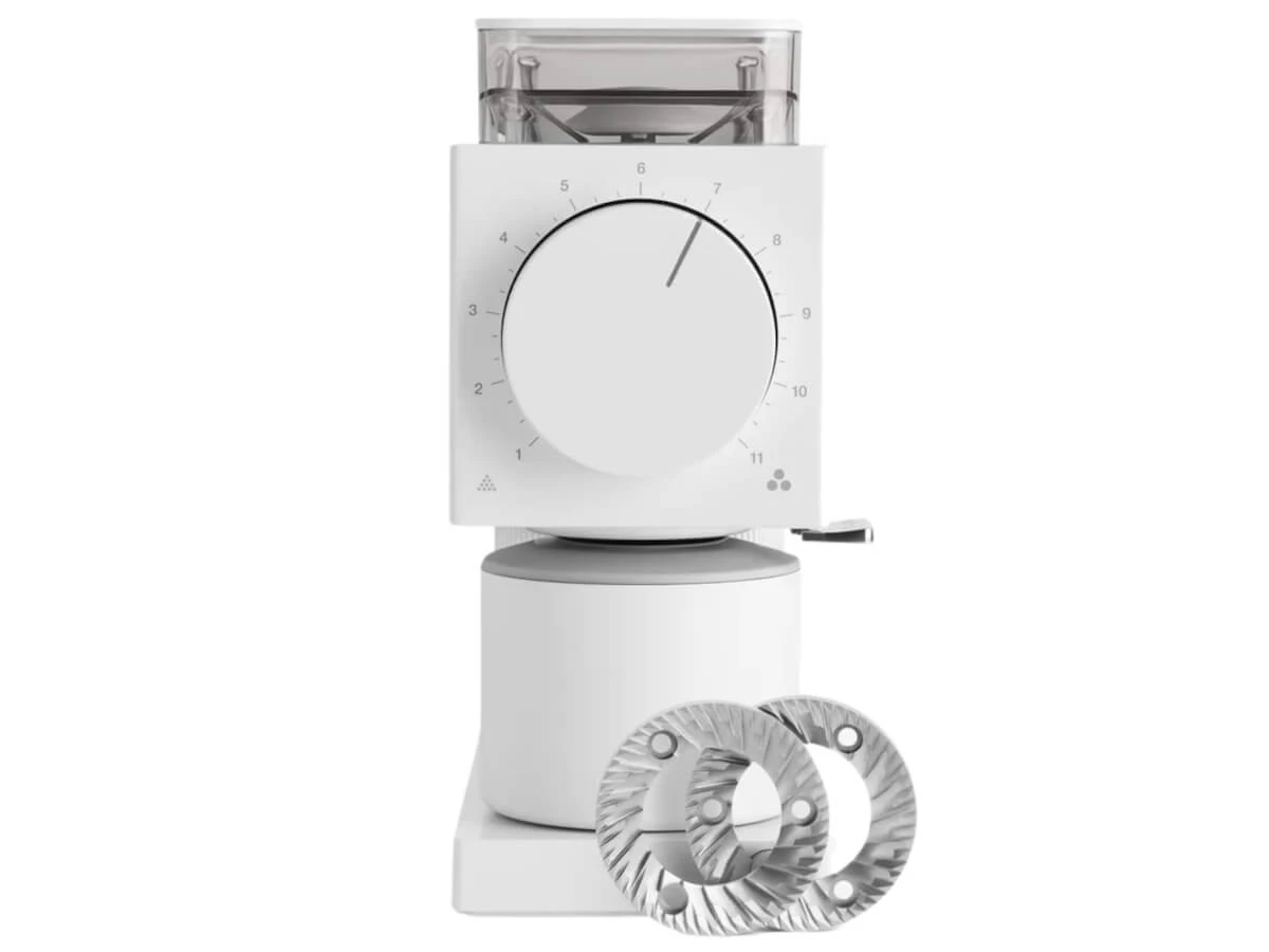 Fellow | Ode Brew Grinder (Gen 2)(Fellow ode brew grinder gen 2) Fellow | Ode Brew Grinder (Gen 2)(Fellow Ode Brew Grinder Gen 2) -Cafuné Boutique fellow ode brew grinder gen 2 white 2