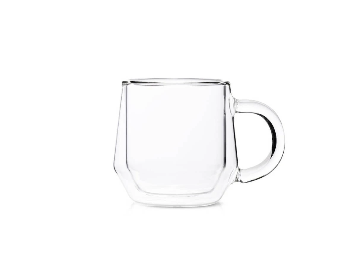 Hearth | Double Wall Glass - 6oz - 2pcs(Hearth double wall glass 6oz 2pcs) Hearth | Double Wall Glass - 6oz - 2pcs(Hearth Double Wall Glass 6oz 2pcs) -Cafuné Boutique hearth double walled glass clear 6oz