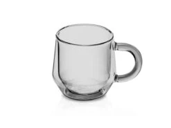 Hearth | Double Wall Glass - 8oz - 2pcs(Hearth Double Wall Glass 8oz 2pcs) -Cafuné Boutique hearth double walled glass smoke 8oz angled