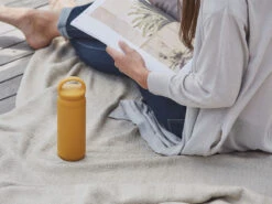 Kinto | Day Off Tumbler - Mustard(Kinto Day Off Tumbler Mustard) -Cafuné Boutique kinto day off tumbler mustard lifestyle 1