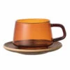 Kinto | Sepia Cup W. Saucer(Kinto Sepia Cup W Saucer)
