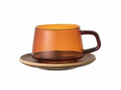 Kinto | Sepia Cup W. Saucer(Kinto Sepia Cup W Saucer)