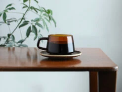 Kinto | Sepia Nonslip Saucer(Kinto Sepia Nonslip Saucer) 2 Kinto | Sepia Nonslip Saucer(Kinto Sepia Nonslip Saucer) -Cafuné Boutique kinto sepia cup saucer 3