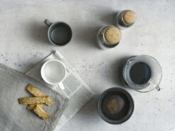 Kinto | Slow Coffee Style Stacking Mug - White(Kinto Slow Coffee Style Stacking Mug White) 3 Kinto | Slow Coffee Style Stacking Mug - White(Kinto Slow Coffee Style Stacking Mug White) -Cafuné Boutique kinto slow coffee style lifestyle 11