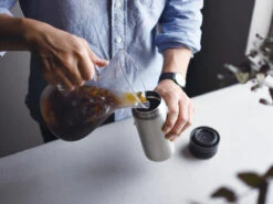 Kinto | Travel Tumbler - Brushed Stainless(Kinto Travel Tumbler Brushed Stainless) -Cafuné Boutique kinto travel tumbler brushed stainless lifestyle pour