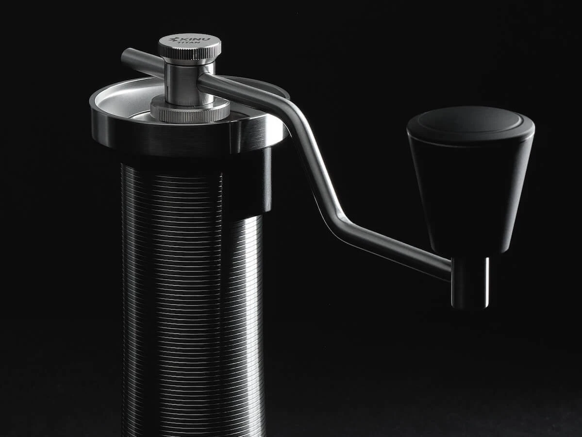 Kinu | M47 Manual Coffee Grinder - Titan (Limited Edition)(Kinu m47 titan) Kinu | M47 Manual Coffee Grinder - Titan (Limited Edition)(Kinu M47 Titan) -Cafuné Boutique kinu m47 titan grinder lifestyle 1