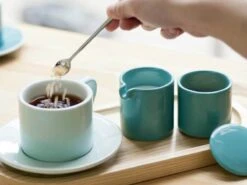 Loveramics | Bond Sugar & Creamer Set W. Spoon(Loveramics Bond Sugar Creamer Set W Spoon) -Cafuné Boutique loveramics bond sugar creamer spoon teal lifestyle 3
