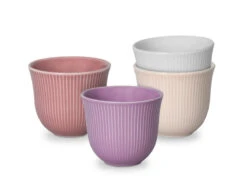 Loveramics | Set Of 4 Embossed Tasting Cups - Mauve Morn(Loveramics Set Of 4 Embossed Tasting Cups Mauve Morn)