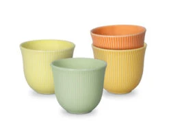 Loveramics | Set Of 4 Embossed Tasting Cups - Gleam(Loveramics Set Of 4 Embossed Tasting Cups Gleam)