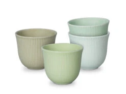 Loveramics | Set Of 4 Embossed Tasting Cups - Moonbeam(Loveramics Set Of 4 Embossed Tasting Cups Moonbeam)