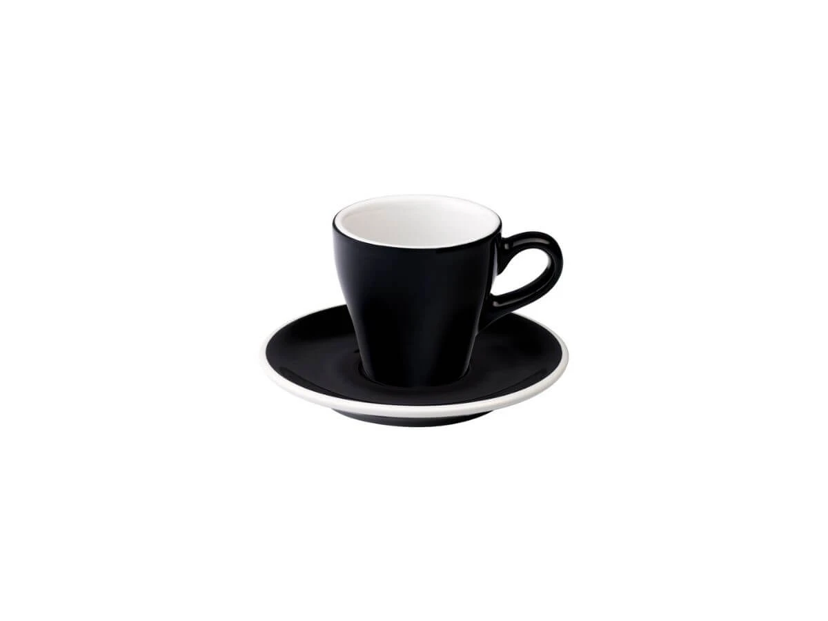 Loveramics | Tulip 80ml Espresso Cup & Saucer(Loveramics tulip 80ml espresso cup saucer) Loveramics | Tulip 80ml Espresso Cup & Saucer(Loveramics Tulip 80ml Espresso Cup Saucer) -Cafuné Boutique loveramics tulip cup saucer 80ml espresso black