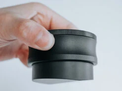 Normcore | Gravity Distributor Tool - Walnut Handle & Titanium PVD Coated Base(Normcore Gravity Distributor Tool Walnut Titanium Pvd Coated) 2 Normcore | Gravity Distributor Tool - Walnut Handle & Titanium PVD Coated Base(Normcore Gravity Distributor Tool Walnut Titanium Pvd Coated) -Cafuné Boutique normcore gravity distributor tool walnut lifestyle 2