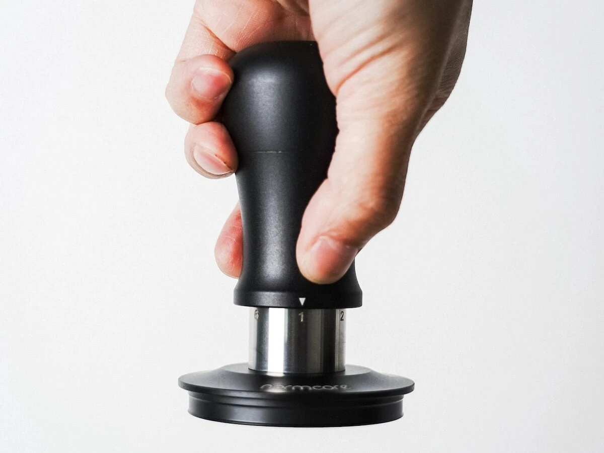 Normcore | Spring Loaded Tamper V5 w. Titanium PVD Coated Base(Normcore spring loaded tamper v5 w titanium pvd coated base) Normcore | Spring Loaded Tamper V5 W. Titanium PVD Coated Base(Normcore Spring Loaded Tamper V5 W Titanium Pvd Coated Base) -Cafuné Boutique normcore v5 spring loaded tamper lifestyle 2