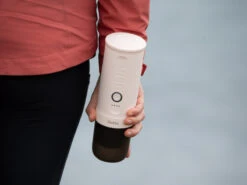 OutIn | Nano Portable Electric Espresso Machine - Rose Quartz (Limited Edition)(Outin Nano Portable Electric Espresso Machine Rose Quartz Limited Edition) -Cafuné Boutique outin nano portable espresso machine bcfr rose quartz lifestyle 4