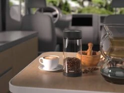 OutPeak | Smart Electric Vacuum Coffee Canister - Glass(Outpeak Smart Electric Vacuum Coffee Canister Glass) -Cafuné Boutique outpeak smart electric vacuum coffee canister lifestyle 2 e43fdf3b 8907 476b bf0d a36a9f074139