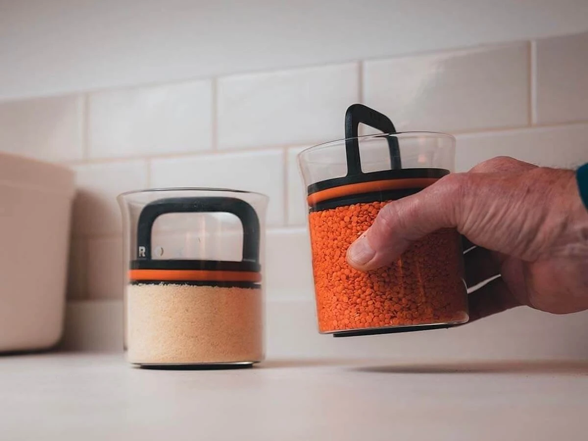 ROK | Zero Storage Jar - 2pcs(Rok zero jar 2pcs) ROK | Zero Storage Jar - 2pcs(Rok Zero Jar 2pcs) -Cafuné Boutique rok zero storage jars lifestyle 2