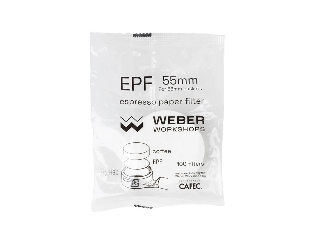 Weber Workshops | Espresso Paper Filters(Weber workshops espresso paper filters) Weber Workshops | Espresso Paper Filters(Weber Workshops Espresso Paper Filters) -Cafuné Boutique weber workshops epf 55mm